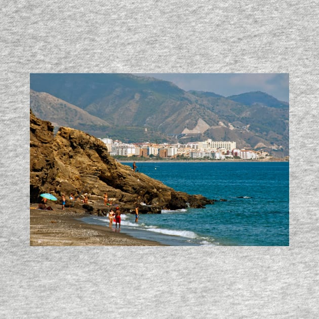 Penoncillo Beach Torrox Costa Nerja Spain by AndyEvansPhotos